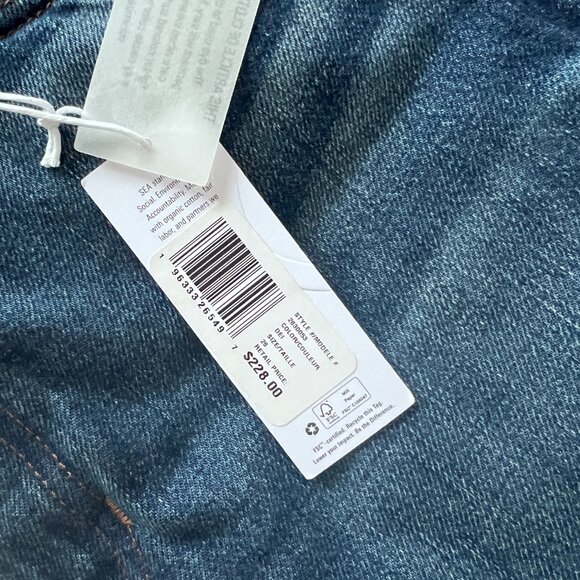 NWT Outerknown Brook Wide Leg Jeans - Picture 8 of 11